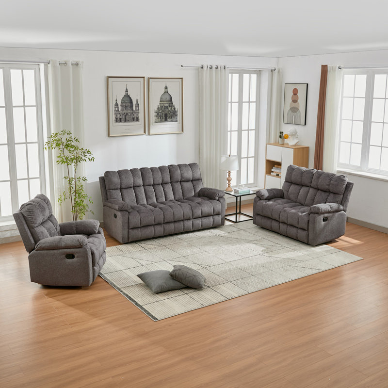 6 Seater Fabric Settee