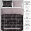 Microfiber Brick Duvet Cover Set-125155369
