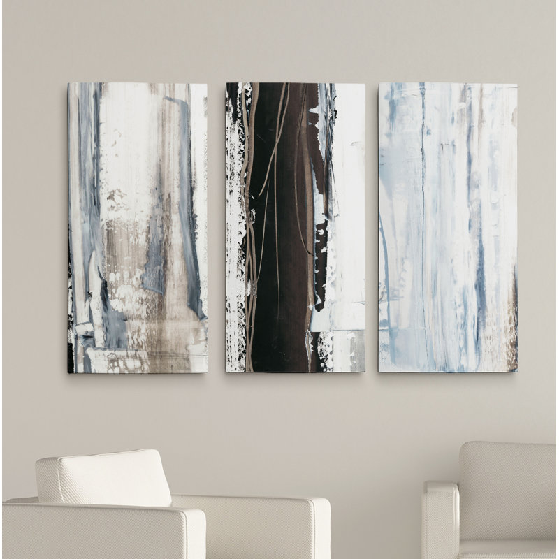 « icy horizon ii », impression à multiples images sur toile, H 32 po x l 48 po x P 1,5 po