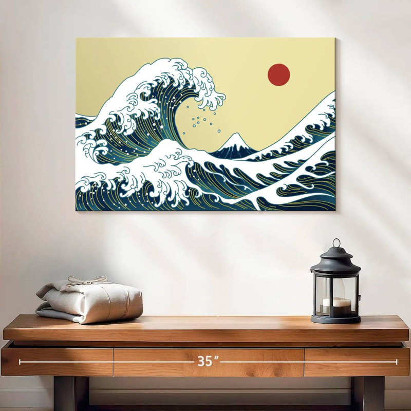 Gillard Great Wave Off Kanagawa, H 16 po x l 24 po