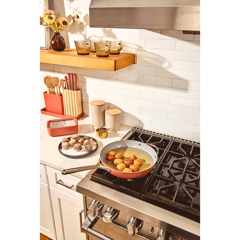 Caraway Nonstick Ceramic Fry Pan, Perracotta, 12"
