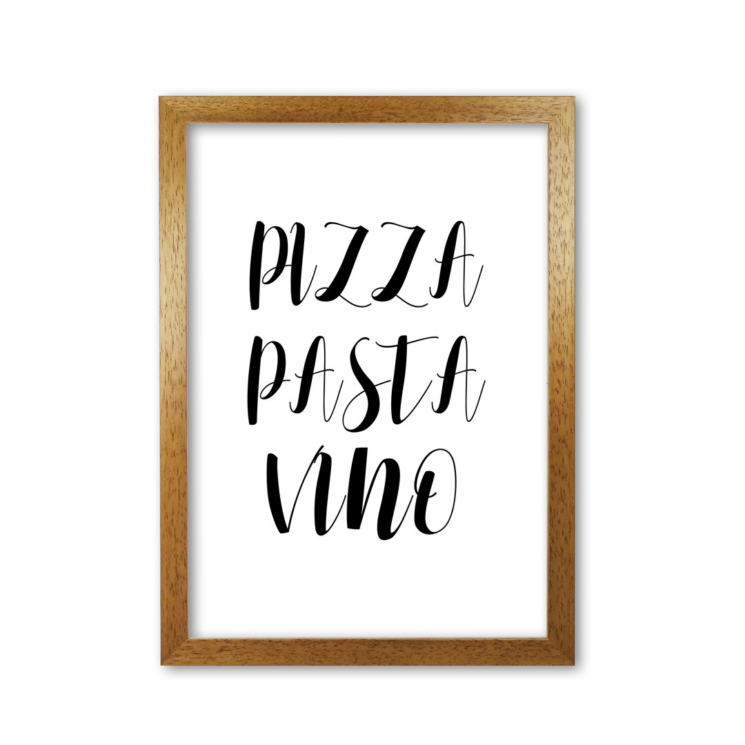 Pizza Pasta Vino - Print