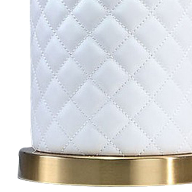 Lampe Aria, Laiton / blanc