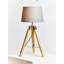 Solid Wood Tripod Lamp