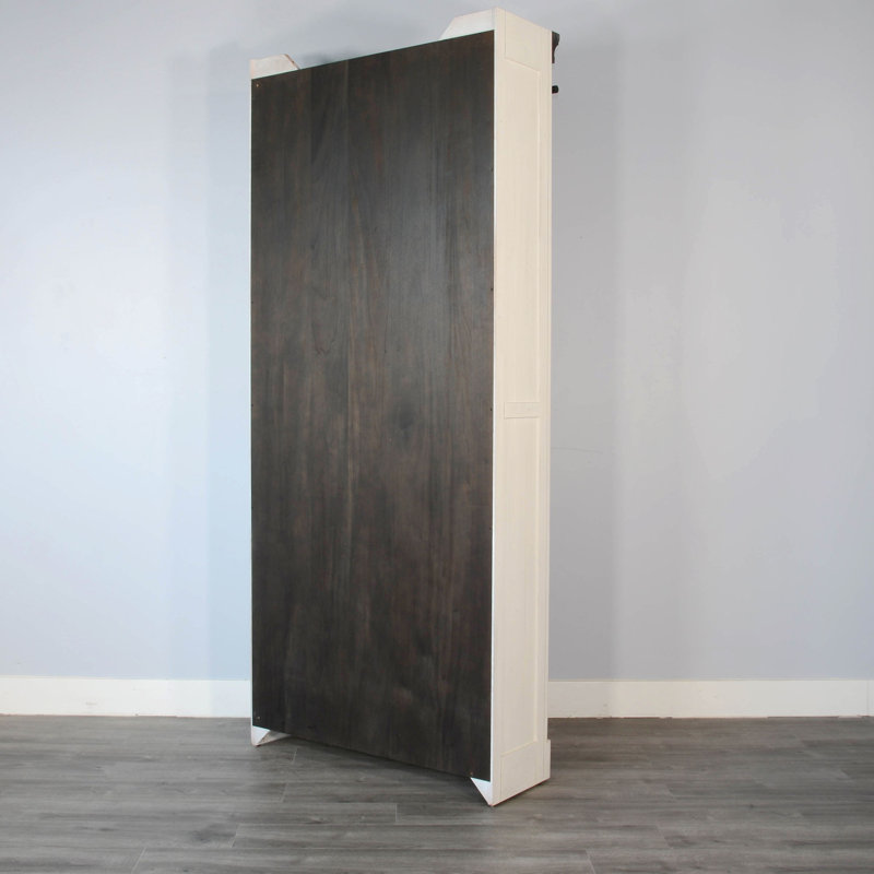 Bibliothèque standard en bois massif Turnersville H 94 "x l 40"