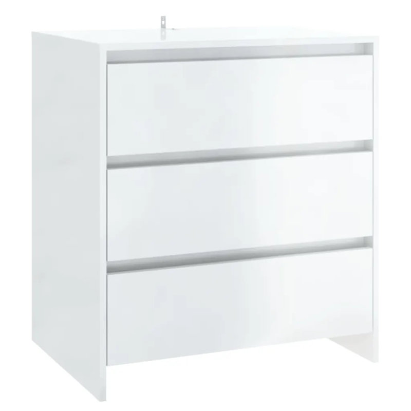 Ghianna 70cm Sideboard, Gloss White
