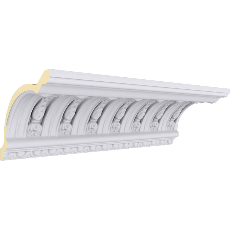 Moulure couronnée H 7 3/8 po x P 9 1/8 po x F 11 3/4 po x L 94 1/2 po