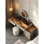 Modern Vanity Table with Drawers and LED Mirror - Ideal for Bedroom Makeup