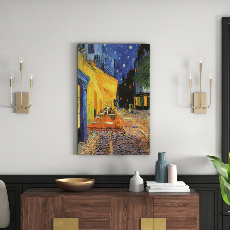 Vincent Van Gogh - Painting on Canvas, 91.44cm H x 30.48cm W x 1.91cm D, Wrapped Canvas