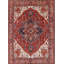 Tapis oriental rouge / bleu / beige Harahan-582943747