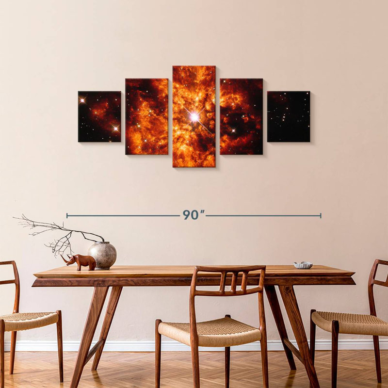 Wolf Rayet Star, 36" H x 80" W