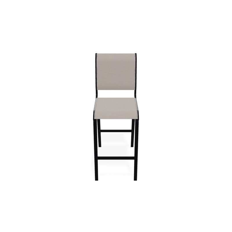 Tabouret de bar 29,5 po Holna, Noir texturé, Naturel