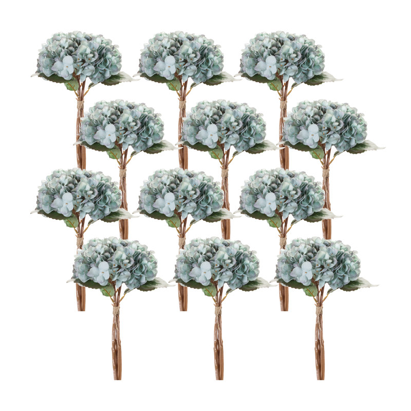 Hortensias, Bleu