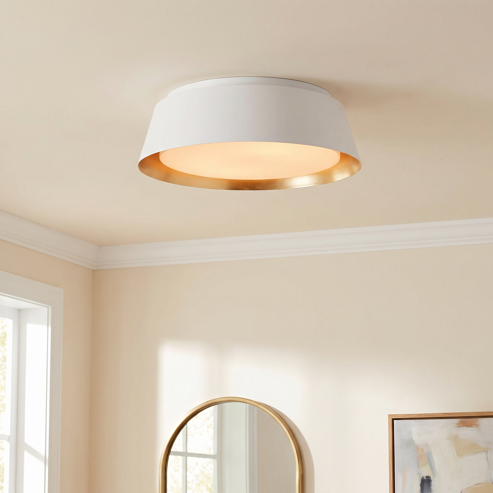 Adriatic 4-Light Flush Mount, Matte White