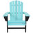 HDPE Weather-Resistant Adirondack Chair with Drink Holder-1072387127