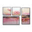 Rose, formes liquides modernes II - art mural 4 pièces-1974303116-1974303123