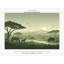 Safari Sage Wallpaper Mural, Peel and Stick Kids Room Wall Mural, Layered Silhouette Landscape Nursery Wallpaper-1032409104