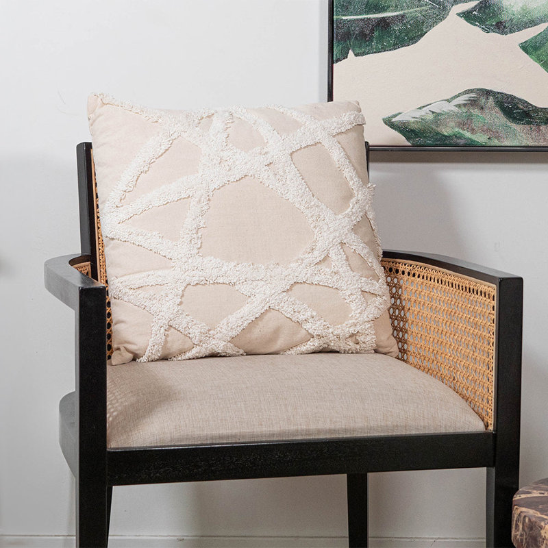  Throw Pillow, Off-White