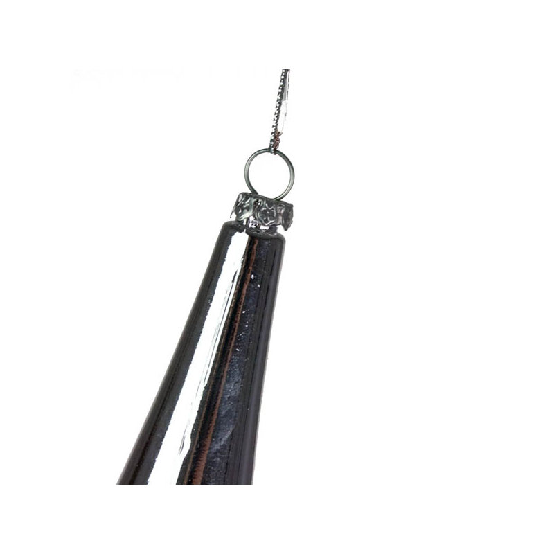 Finial Ornament, 33cm H x 6cm W, Silver