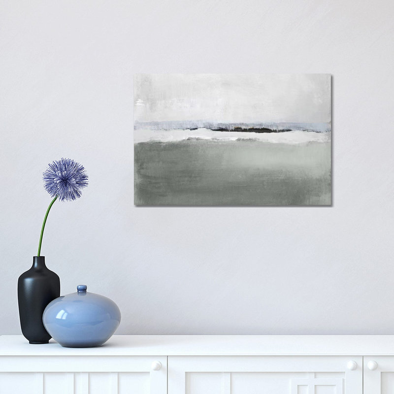 Misty Grey Dreams by Lanie Loreth - Painting on Canvas, Wrapped Canvas, 30.48cm H x 45.72cm W x 1.91cm D