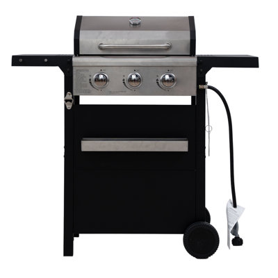 3-Burner Propane Gas Grill, Comes With a Waterproof Cover