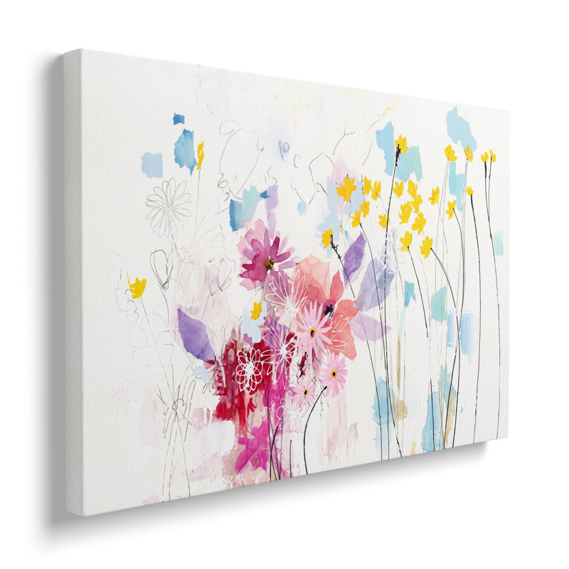 Nature morte florale multicolore sur toile, peinture à l'huile, art mural pictural pour salon, salle à manger et chambre