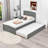 Twin Platform Bed with Trundle-1478878344