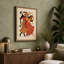 Dancing in Motion Art Deco - Wrapped Canvas-580561693-580561692