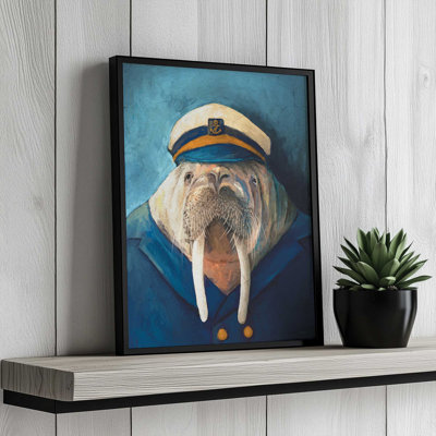 Captain Russ by Kamdon Kreations Art Print