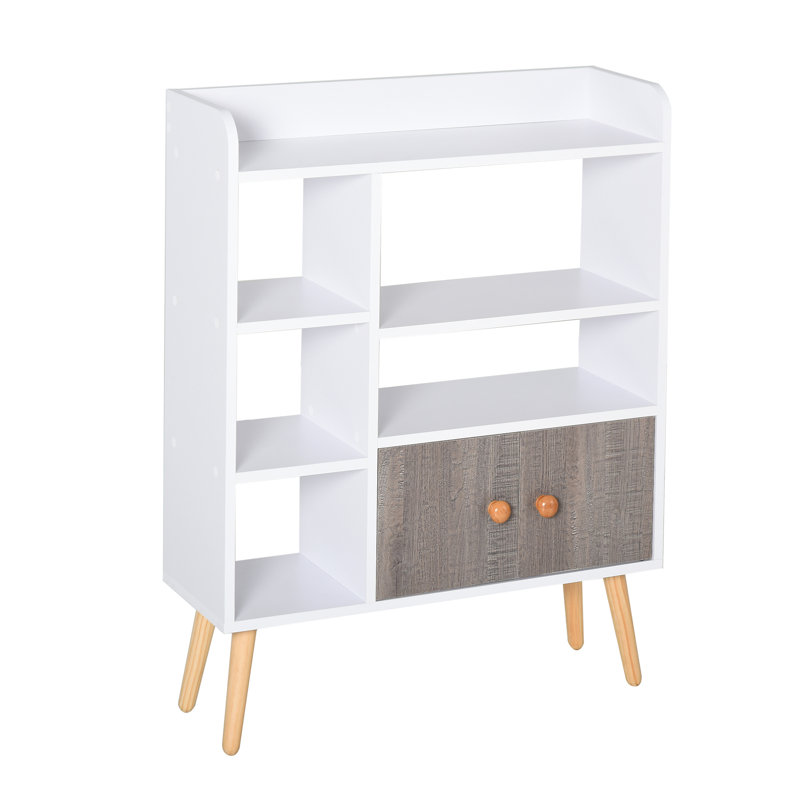 Brookfield 90.8cm H x 71.8cm W Standard Bookcase, White
