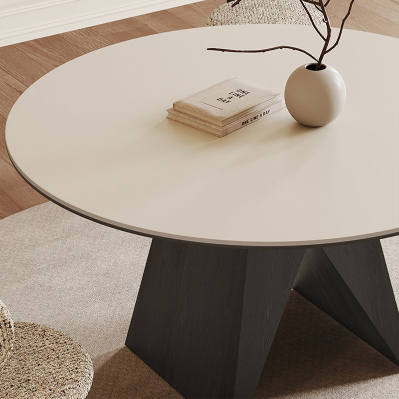 Ensemble de table de salle à manger moderne et simple de luxe, H 29,53 po x L 47,24 po x l 47,24 po