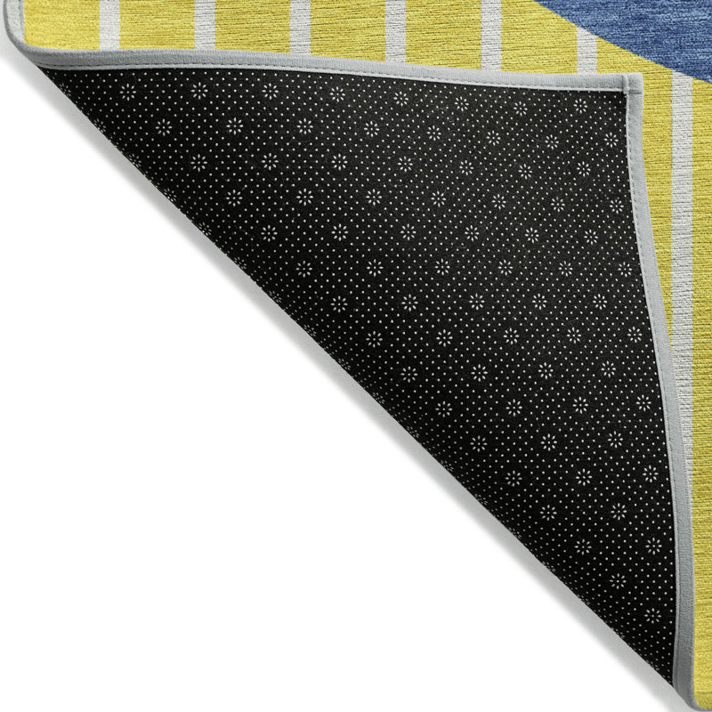 Tapis intérieur / extérieur jaune Ember , 8 pi x 10 pi