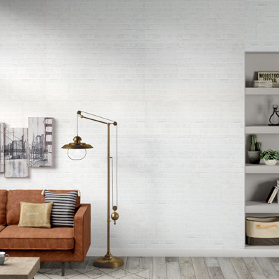 Mundell Peel & Stick Brick Tile