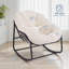 Chaise berçante surdimensionnée avec coussin-777503147