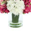 Hydrangea & Heather In A Glass Vase