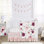 Ensemble de literie pour lit de bébé à motif floral en aquarelle 4 pièces