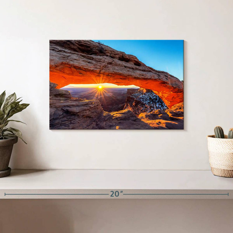 Lumière du soleil arquée Alvord Mesa, H 8 po x l 12 po