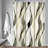 Light Green Pack of 1 Modern Abstract Striped Shower Curtain Set with Hooks-1191247950
