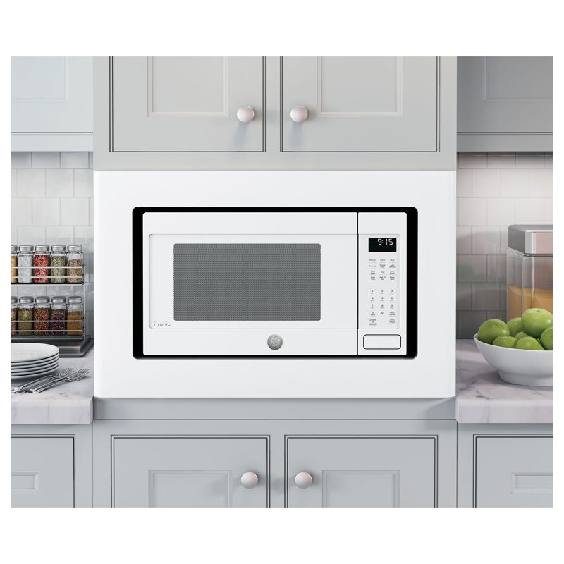 21.75" 1.5 cu. ft. Countertop Convection Microwave, White