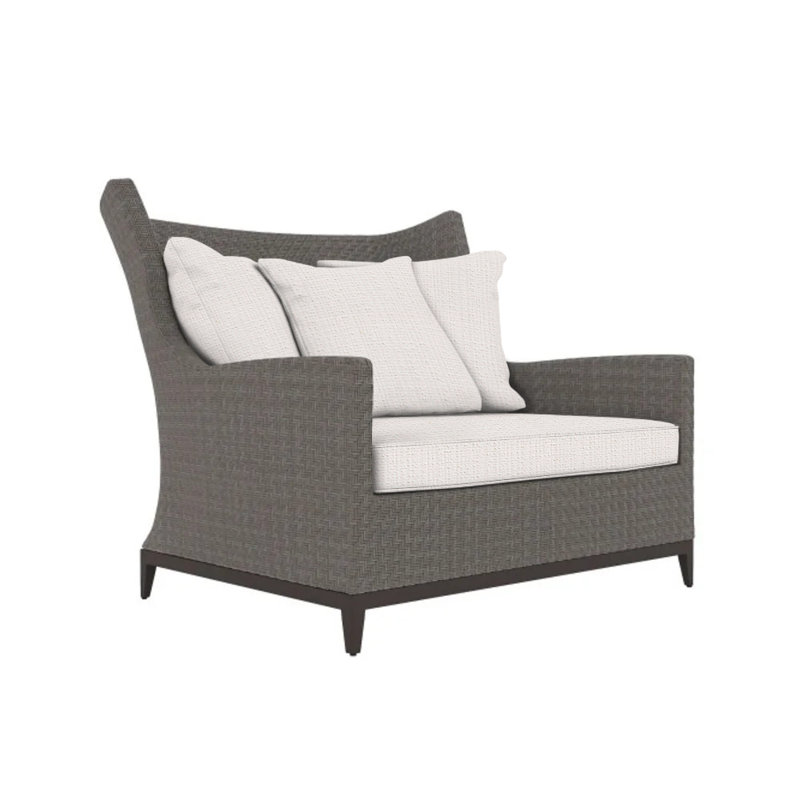 Captiva Patio Chair with Cushions, White Sunbrella 6063-000