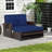 Arianit 65'' Wide Straight Steel Loveseat with Cushions-256373000
