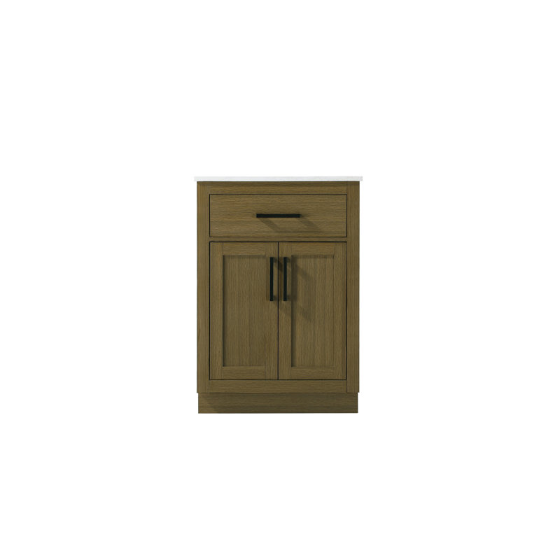 Ahner 24 inch Single Bathroom Vanity, Chestnut Brown
