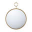 26,4 x 32,3 pouces miroir en métal doré pour le mur - salon, vestibule, bureau, reflet transparent, construction solide 26,4 x 1,8 x 32,3 pouces décorent le design en cristal-736577282-736577285