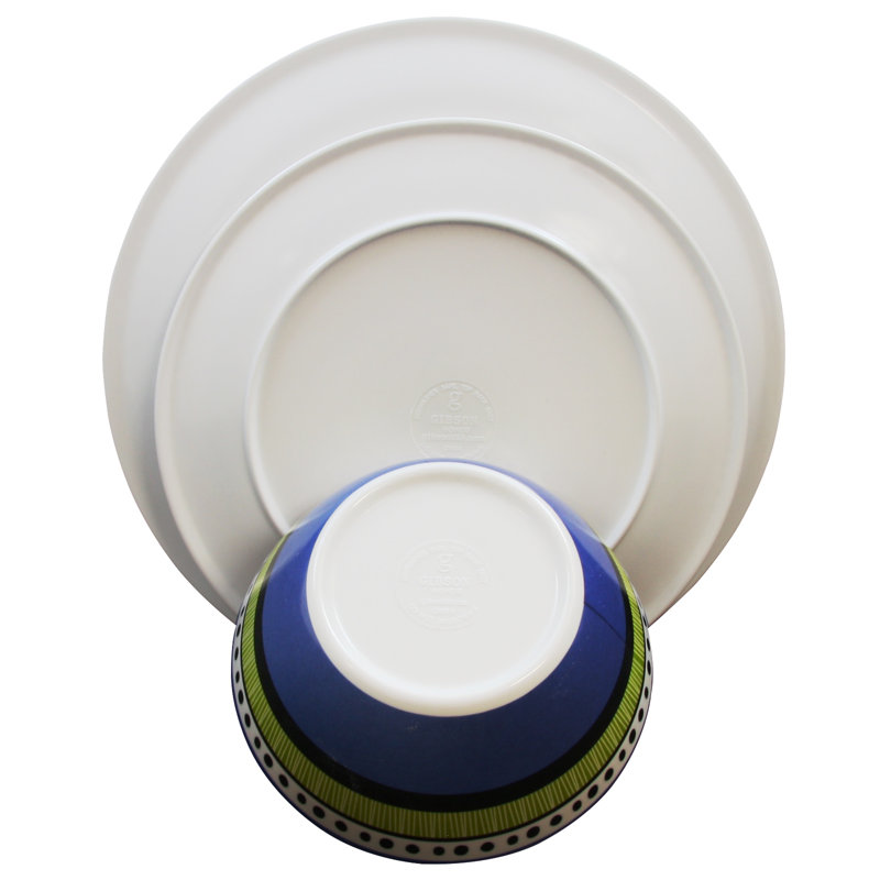 Eloy Melamine Dinnerware Set 12 Piece - Service for 4