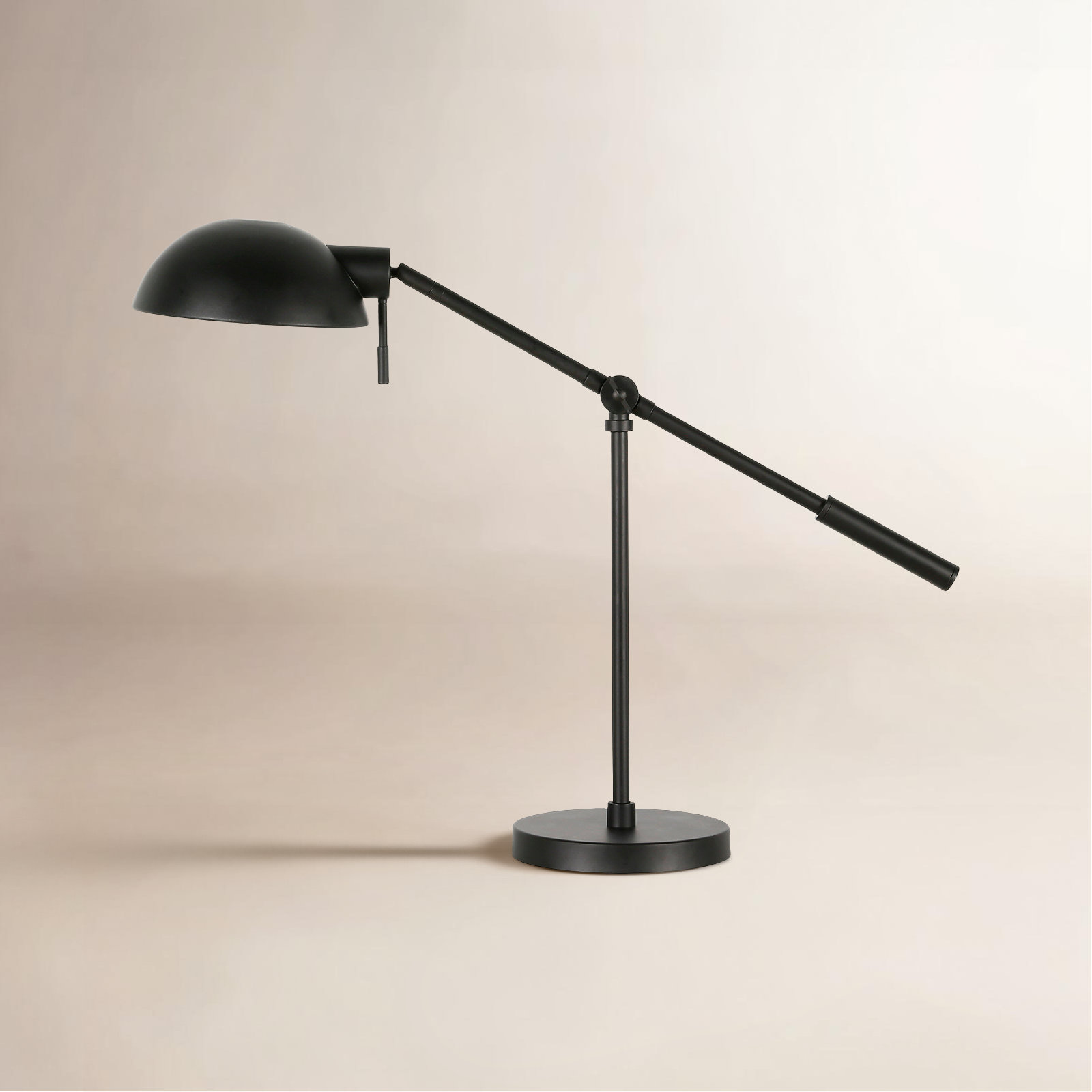Mercutio Metal Architect Lamp Lamp, Blackened Bronze
