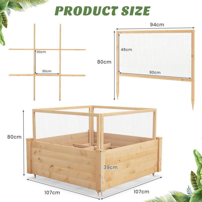Cameisha Wood Planter Box