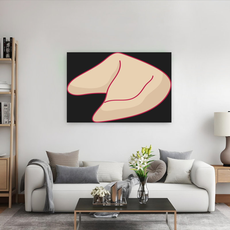 Art mural contemporain Lucky Fortune, 40" H x 60" W