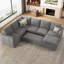 Canapé-lit modulaire coulissant avec repose-pieds Seybert-101956737