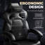 GTPLAYER Adjustable Faux Leather Swiveling PC & Racing Game Chair-126344847
