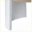 Chêne & amp; Table basse blanche moderne pour le salon, capacité de poids de 70 lb, bois composite durable